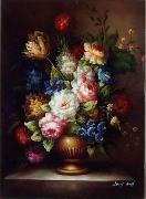 unknow artist Floral, beautiful classical still life of flowers.051 painting
